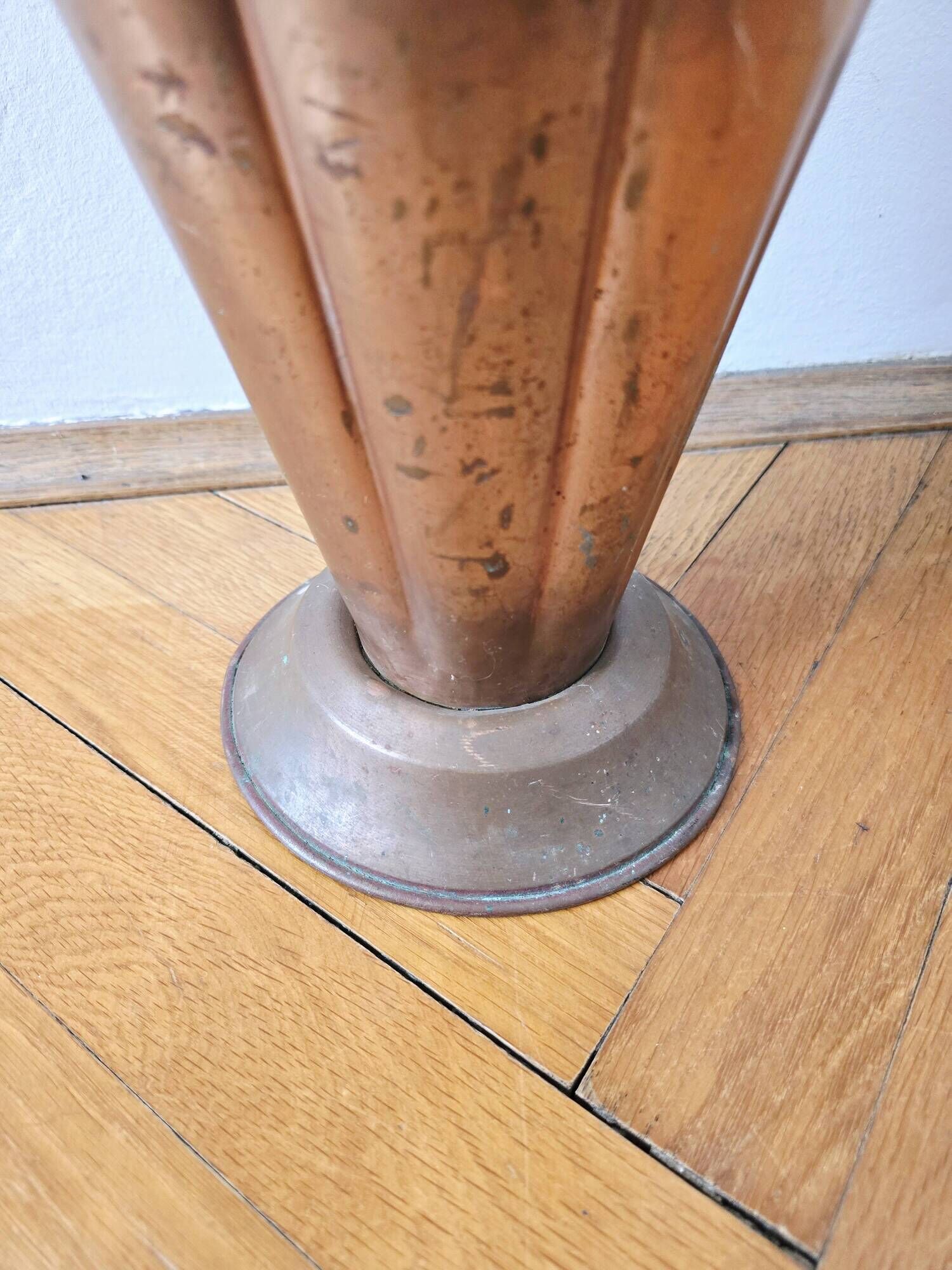 Vintage French Brass Umbrella Stand, 1950s – Antique Patina