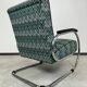 Fauteuil en acier tubulaire par Tubax