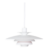 Danish vintage Sofie pendant lamp by Kurt Wiborg, Jeka. 1980s