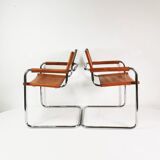 Chaises Bauhaus S34, conçues par Mart Stam, Bulthaup, Allemagne, années 1980.
