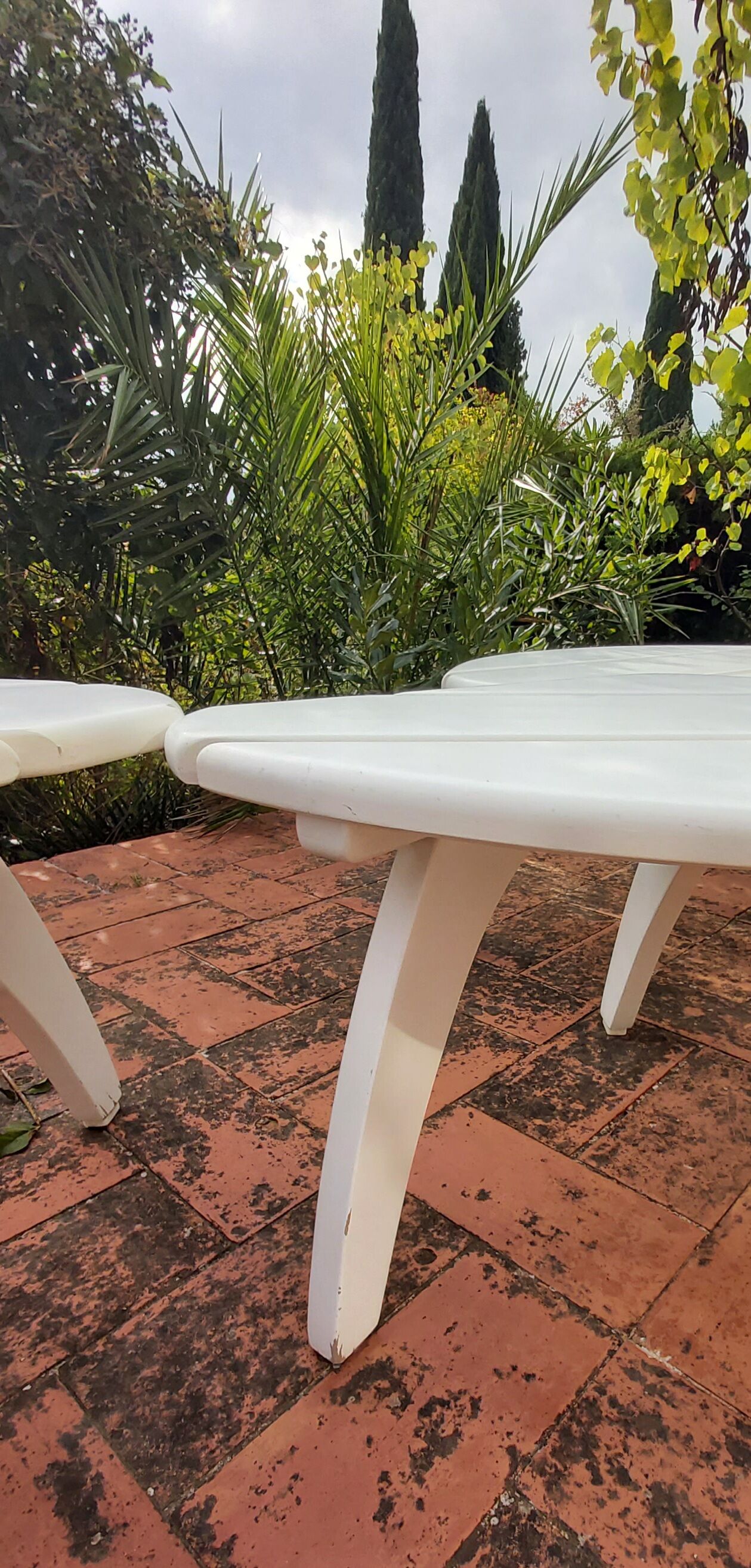 3 coffee tables triconfort 1960