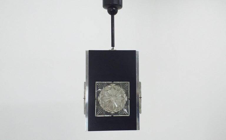 Suspension mid-century Napako, conçue par Josef Hurka, années 1970.