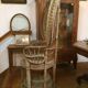 Large Emmanuelle chair in wicker and rattan Era 1970
