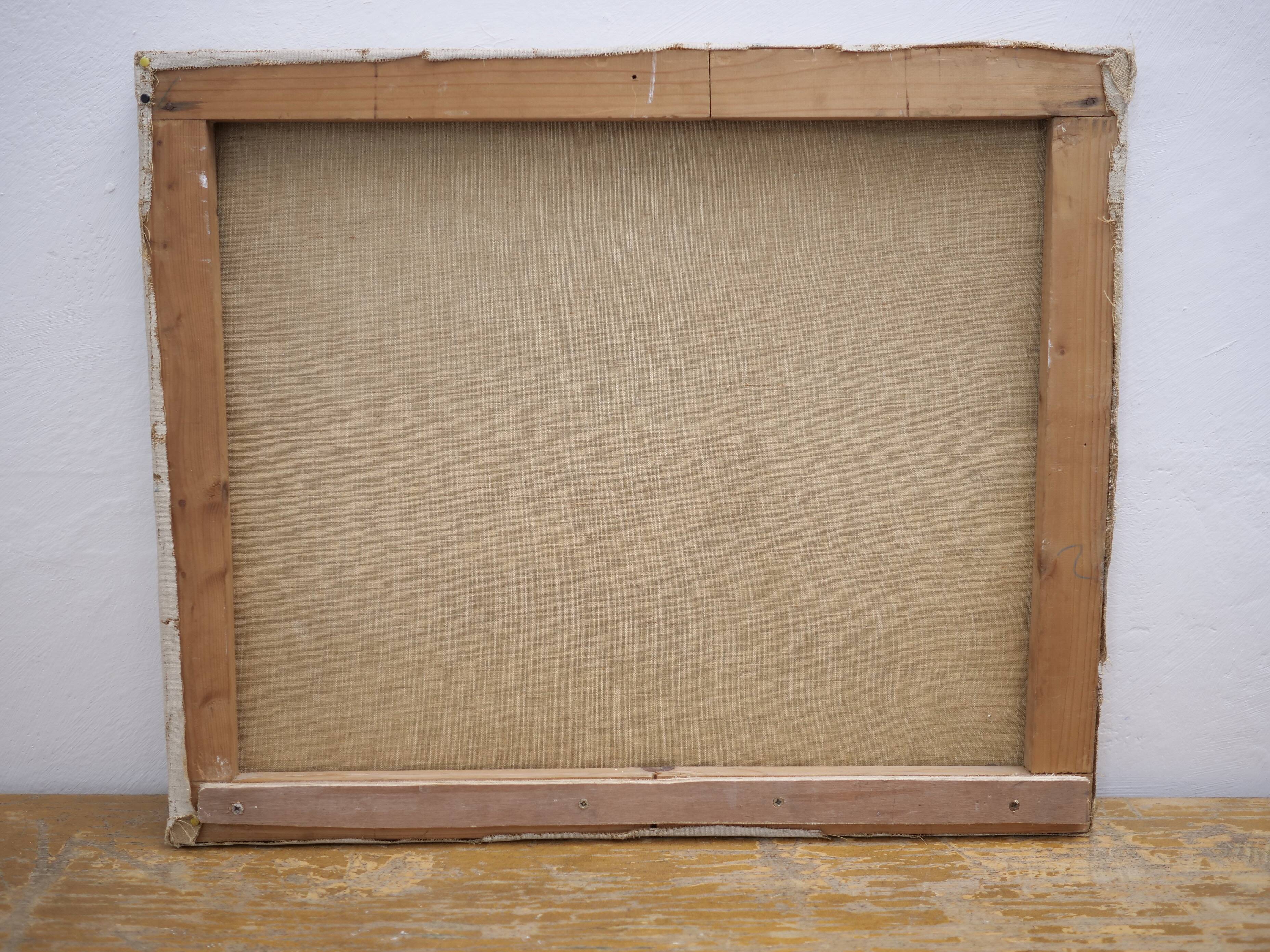 Ancient landscape house in the snow