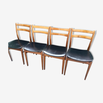 Set of 4 Scandinavian chairs