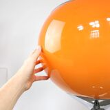 Space Age Orange Flash Floor Lamp from Guzzini, 70s