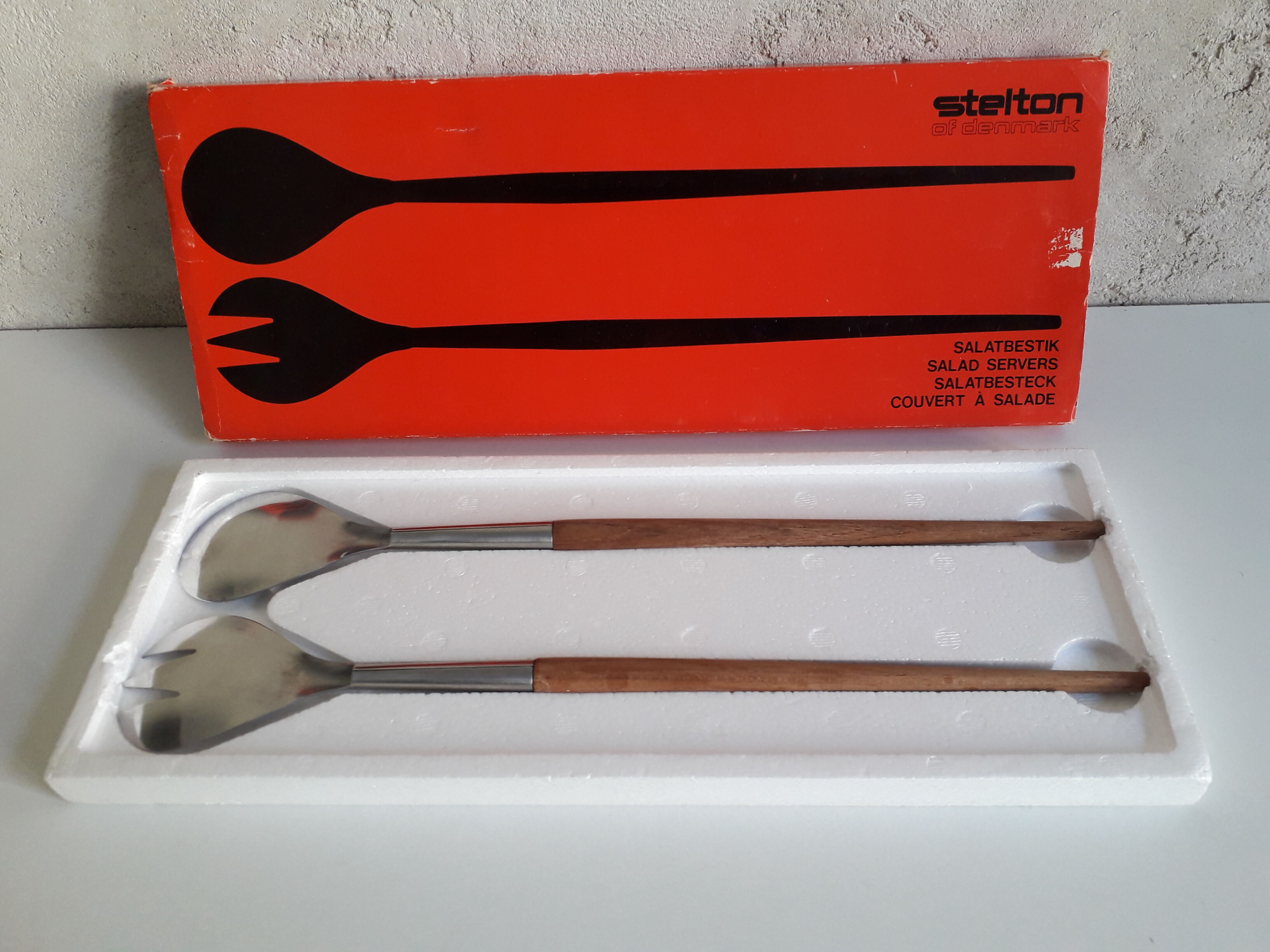 Salad cutlery 60s-70s Stelton of Denmark