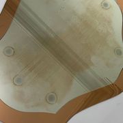 Double miroirs superposés design baroque, France 1970