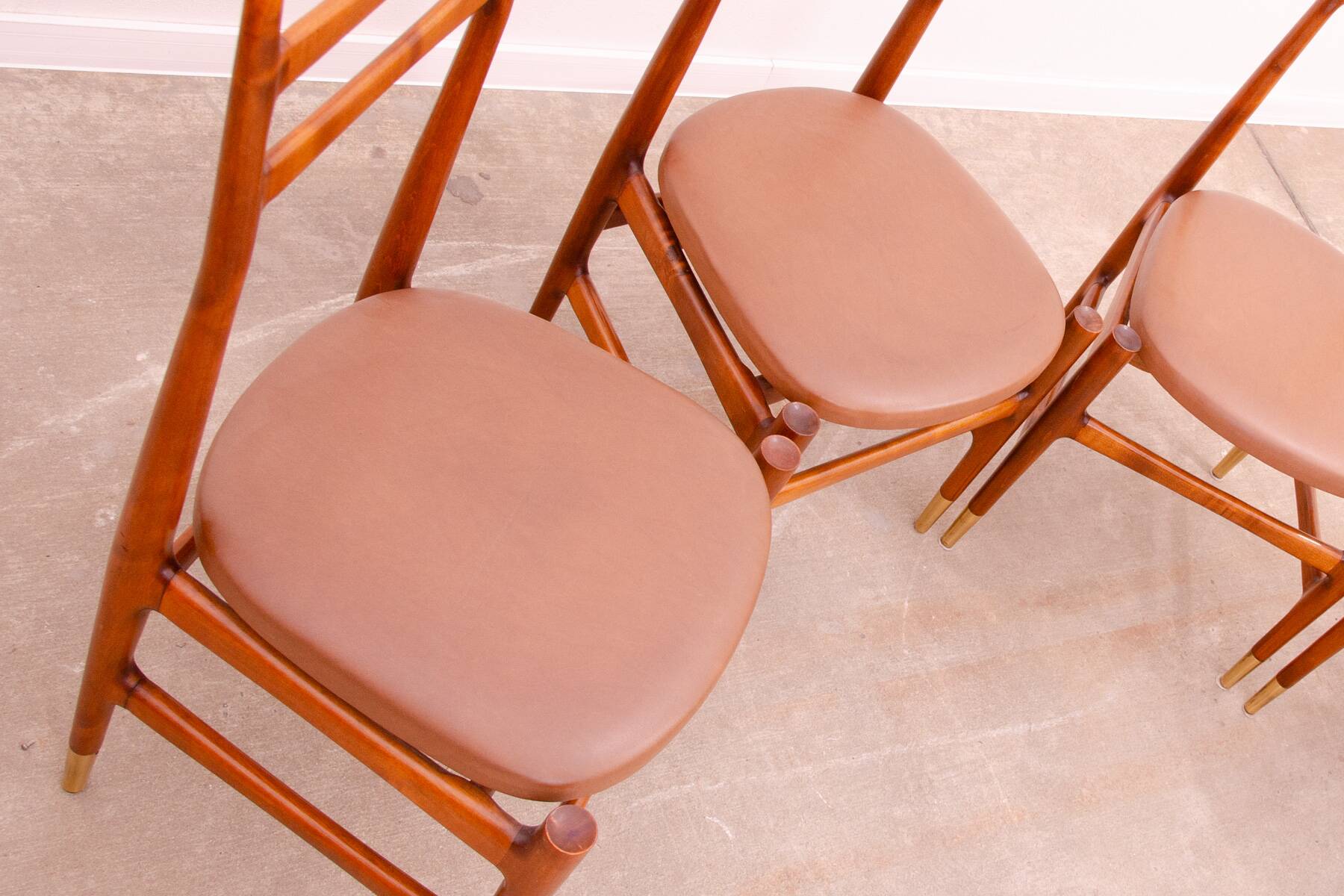 Chaises de salle à manger de Sedláček & Vyčítal, Tchécoslovaquie, années 1960