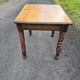 Old cherry wood desk table