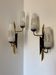 Appliques Arlus en laiton et Bakelite, années 60