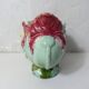 Old barbotine small earthenware planter