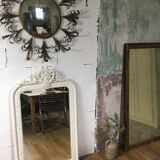 Louis Philippe pediment mirror 71x120cm