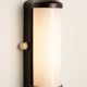 Vintage Bakelite and Opaline Wall Light Art Deco-Bauhaus