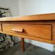 Oak wood farm table