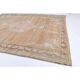 Vintage Turkish Hand-Knotted Wool Cotton Brown Area Rug 69x71