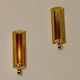 Pair Of Mid Century Style 24K Swedish Brass Sconces by Scandia