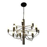 Gino Sarfatti pendant light in chrome steel