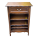 Bibus Louis XV bookcase in solid wood with dark oak finish