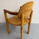 Set of 6 solid pine chairs in Scandinavian design by Reiner Daumiller vintage