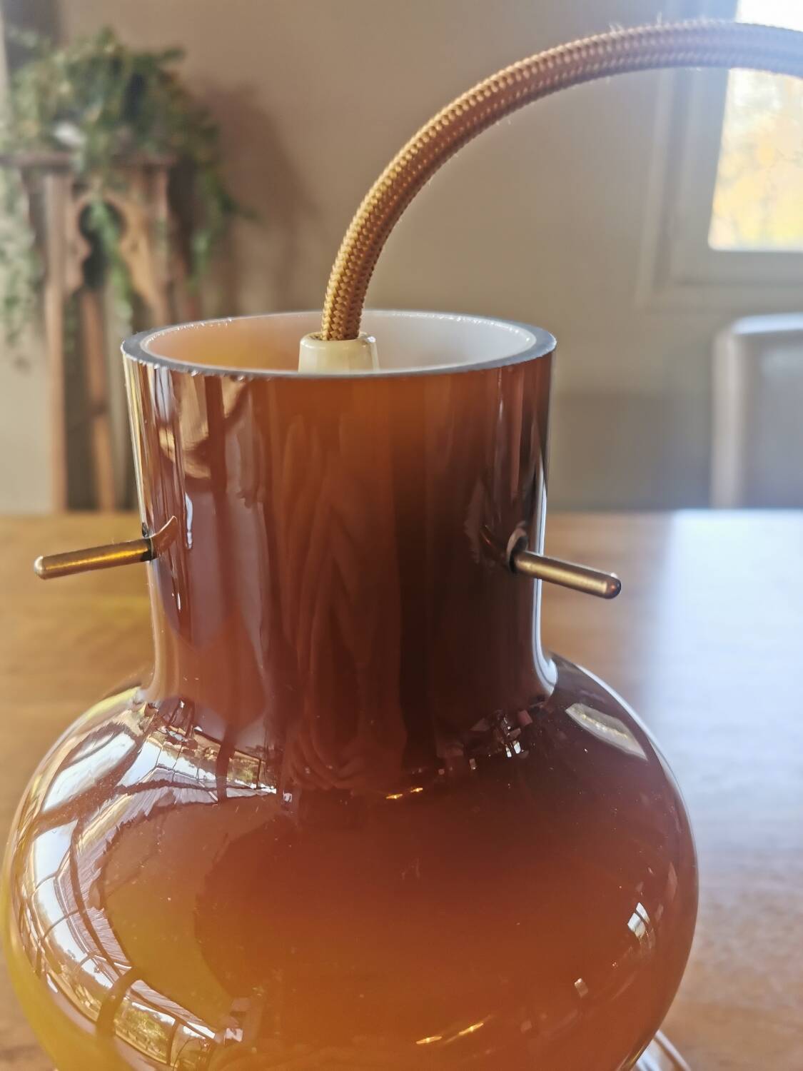 Murano glass pendant lamp Missimo Vignelli