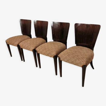 Art Deco Style Dining Chairs by Jindrich Halabala