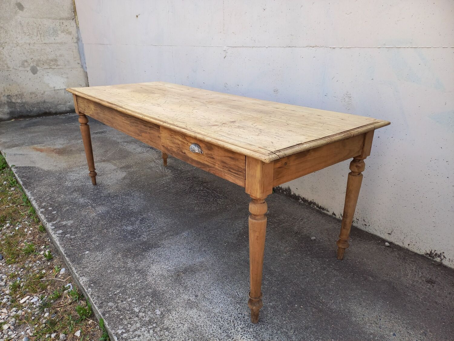 Table de ferme ancienne 200 cm