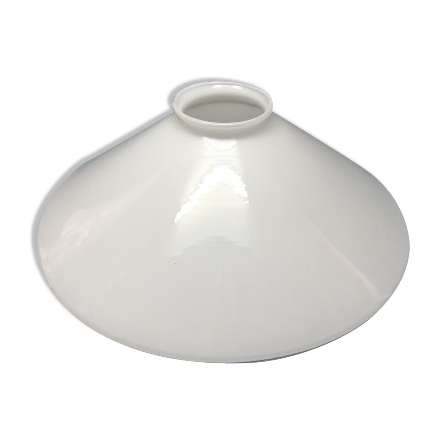 Day offal smooth white glass