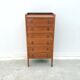 Scandinavian-style teak chest of drawers, 1960