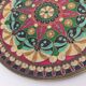 Plate or empty pocket in partitioned copper and vintage enamels