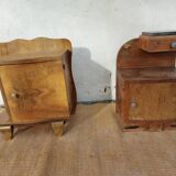 Pair of art deco bedside tables