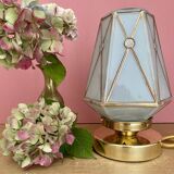 Vintage art deco globe table lamp