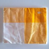 Rectangular checkered tablecloth 60s