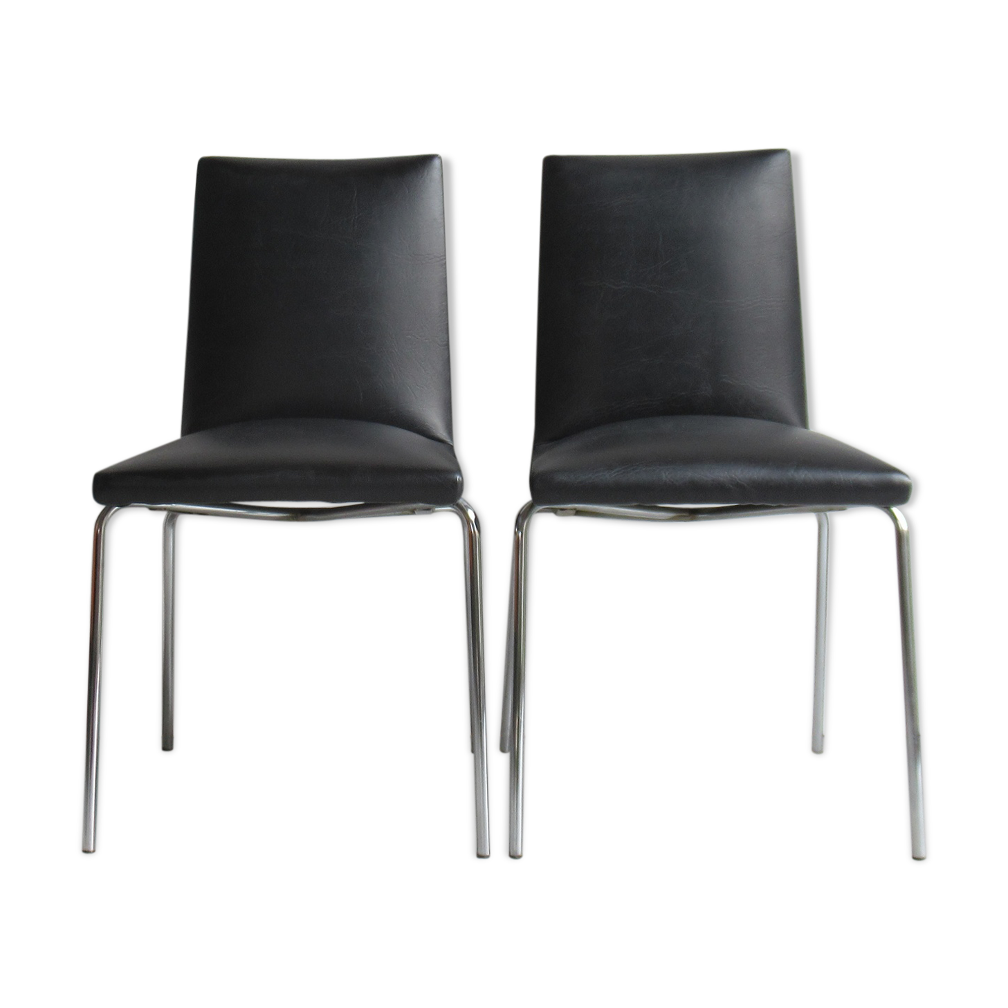 Pair of chairs model "Robert" of Pierre Guariche for Meurop