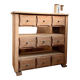 Old workshop furniture with 9 drawers