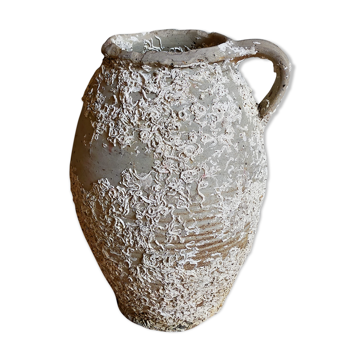Old terracotta jug