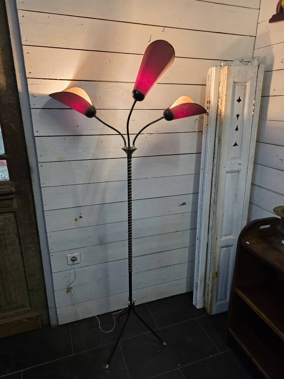 1960s tripod floor lamp