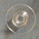 Set of small 6 vintage bohemian crystal glasses from the 70s