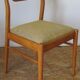 6 Scandinavian chairs 60s in beech Farstrup