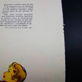 Affiche esquisse de mode années 40
