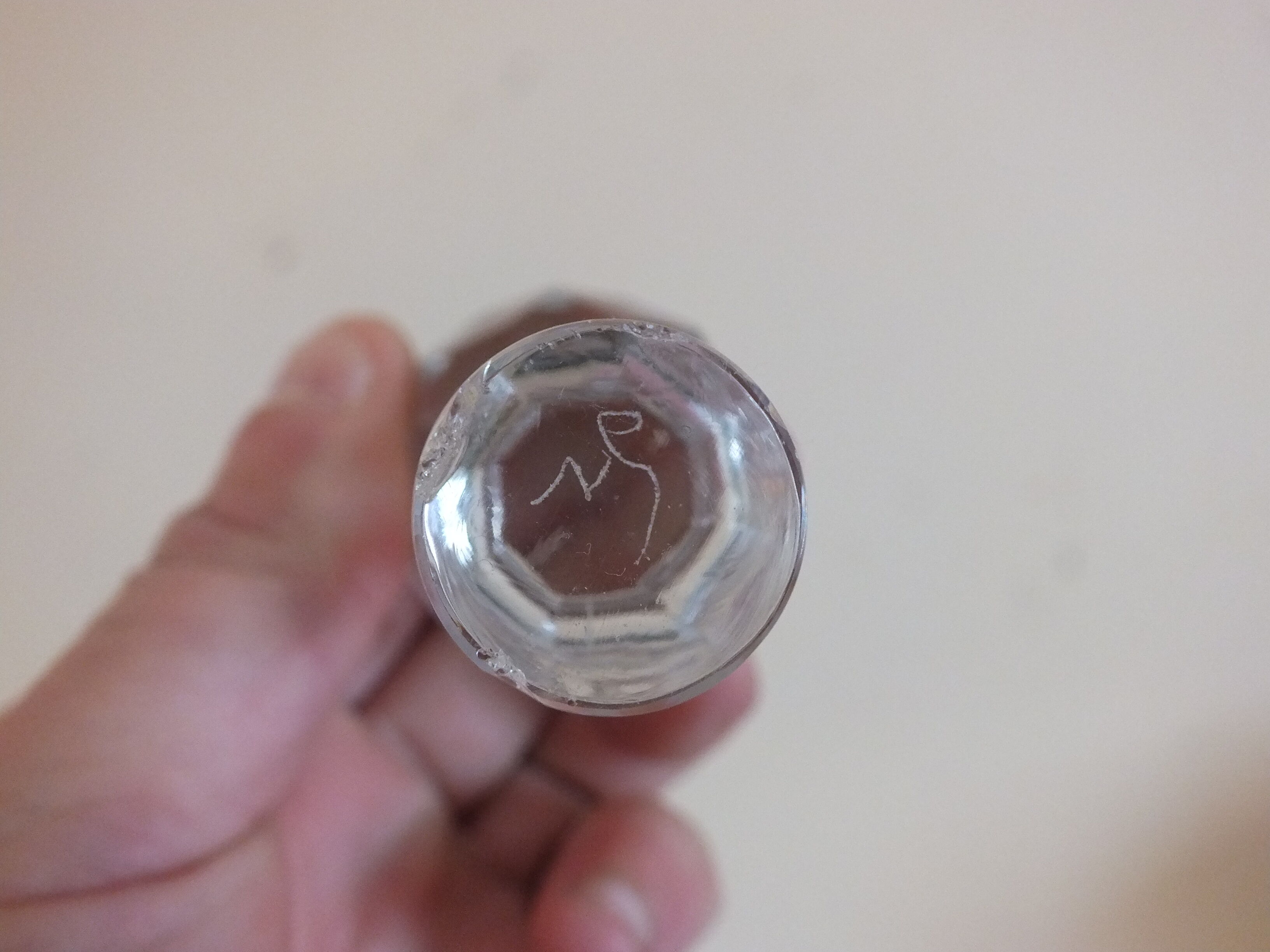 Cut crystal whisky decanter