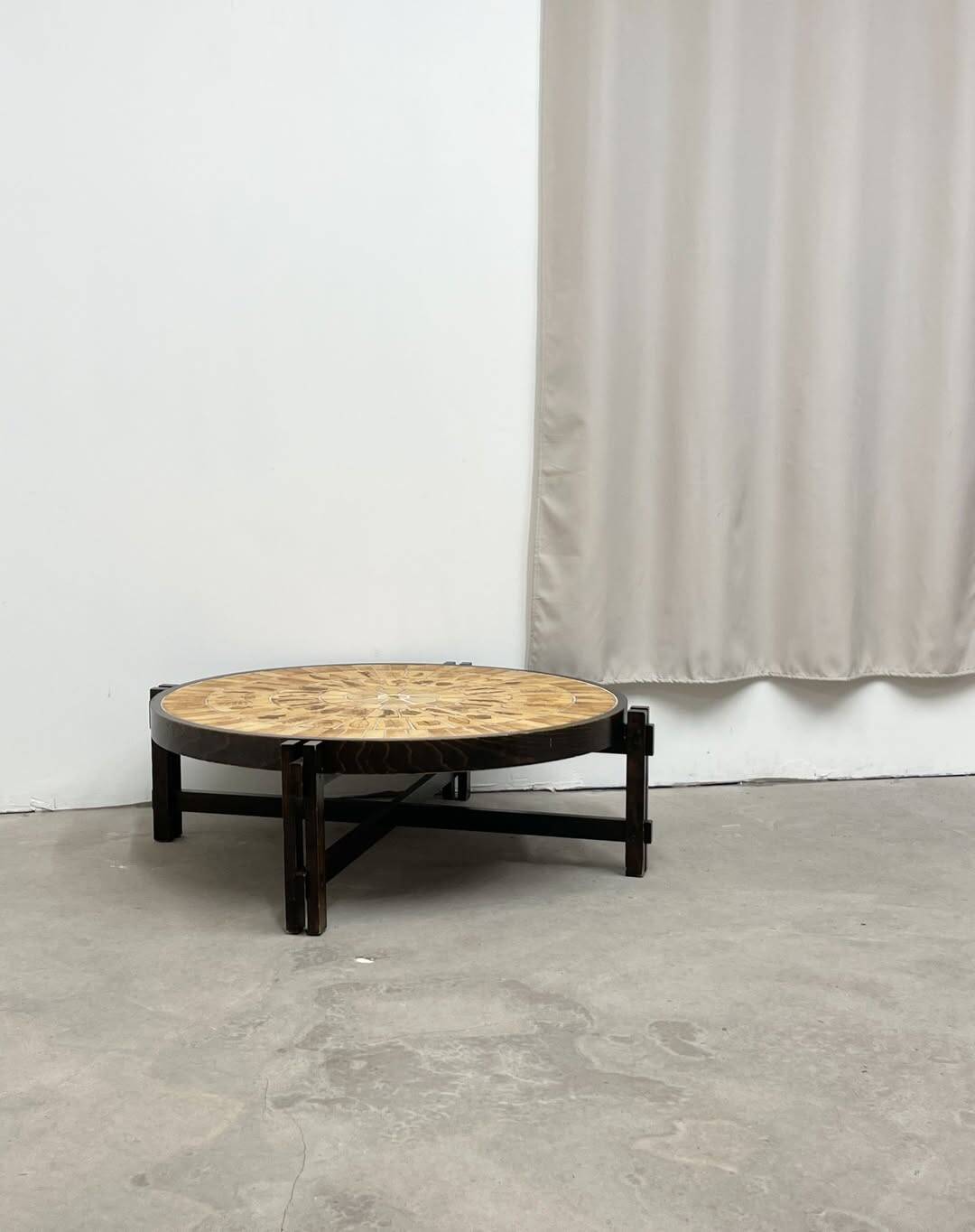 Table basse Herbier, Roger Carpon, Vallauris, France, 1970