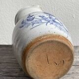 Marcy signed pitcher / terracotta ceramic carafe