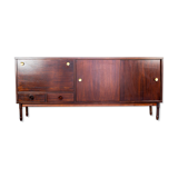 Sideboard brass wood 1970