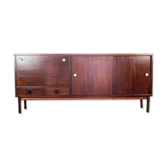 Sideboard brass wood 1970