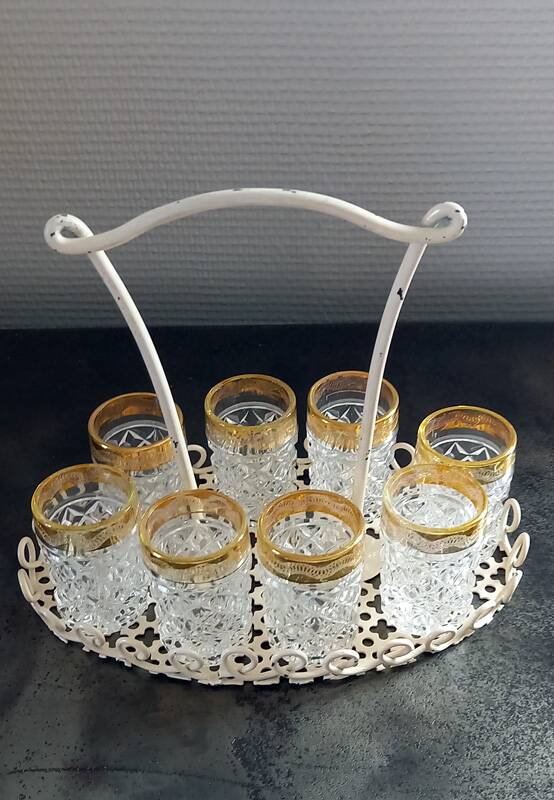 Matégot servant tray basket - 1950s.