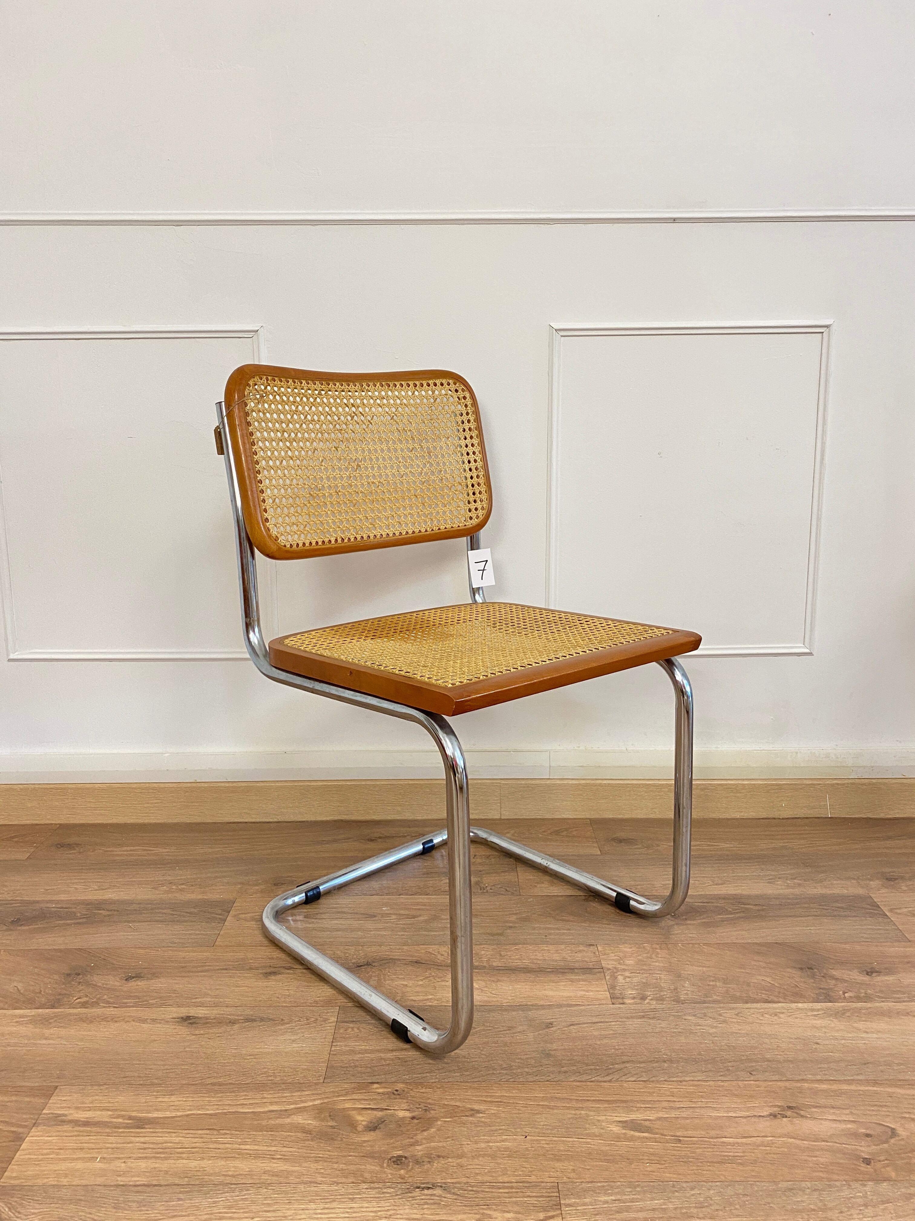 2 Cesca B32 chairs by Marcel Breuer