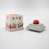 Fitz and Floyd teapot, sugar bowl and milk jar set