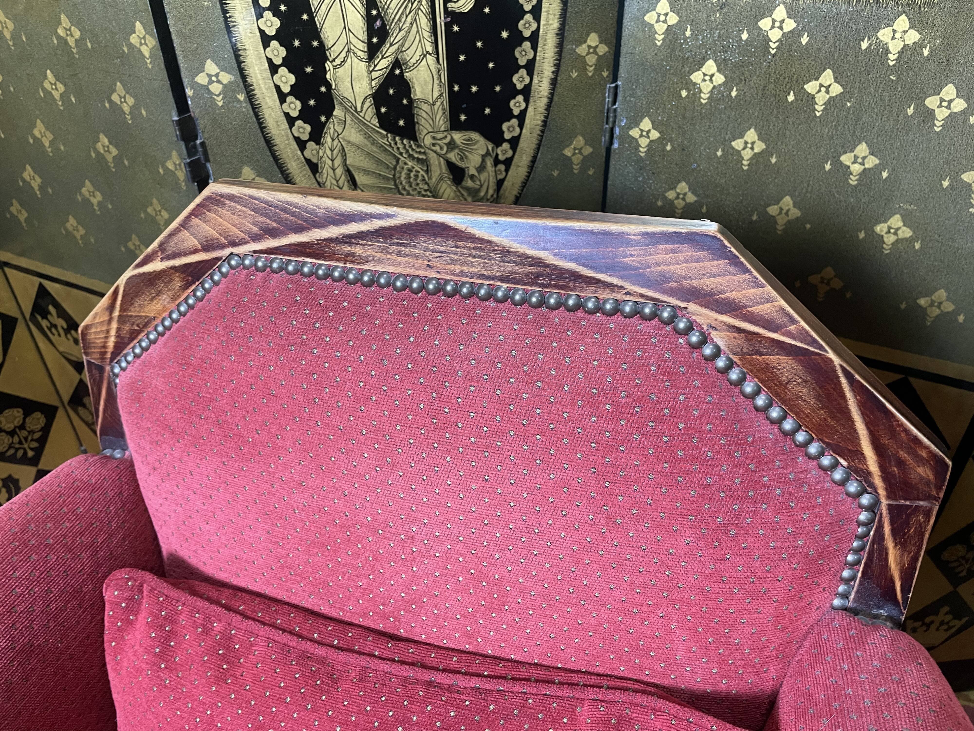 Pair of armchairs bergères Art Deco period