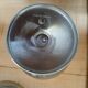 6 antique solid stainless steel ice cream cups